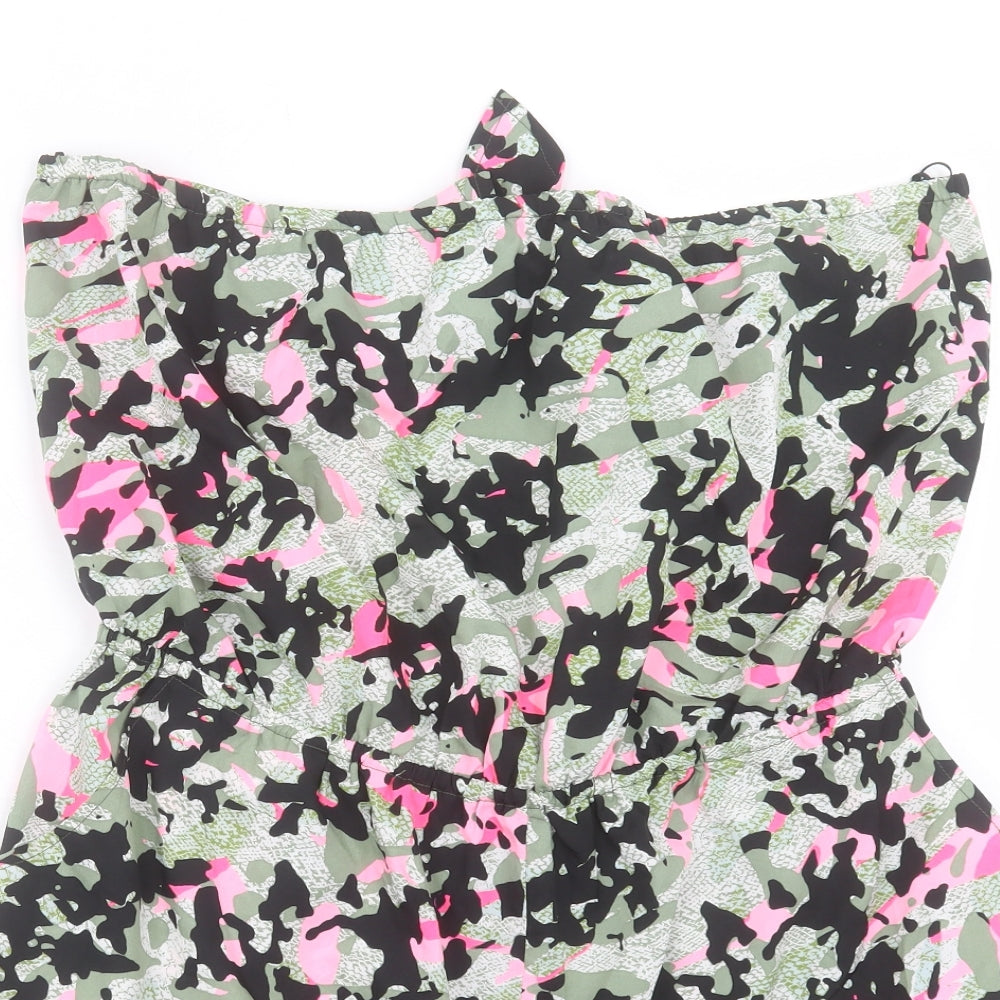 Atmosphere Womens Multicoloured Camouflage Polyester Playsuit One-Piece Size XL L3 in Pullover
