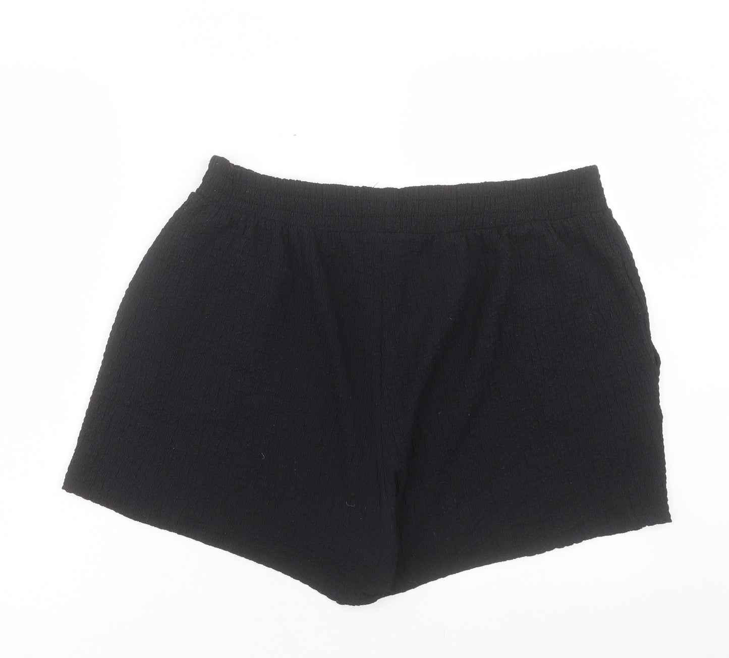 Primark Womens Black Polyester Hot Pants Shorts Size XL L3 in Regular Pull On