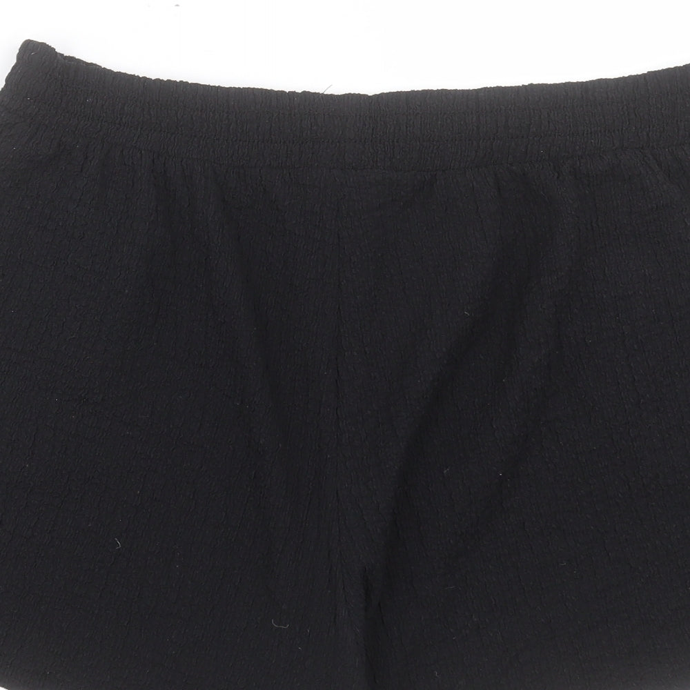 Primark Womens Black Polyester Hot Pants Shorts Size XL L3 in Regular Pull On