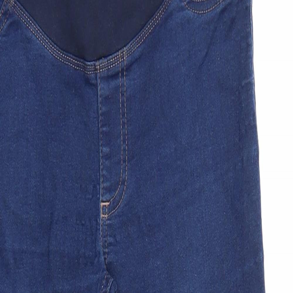 Marks and Spencer Womens Blue Cotton Skinny Jeans Size 12 L29 in Regular