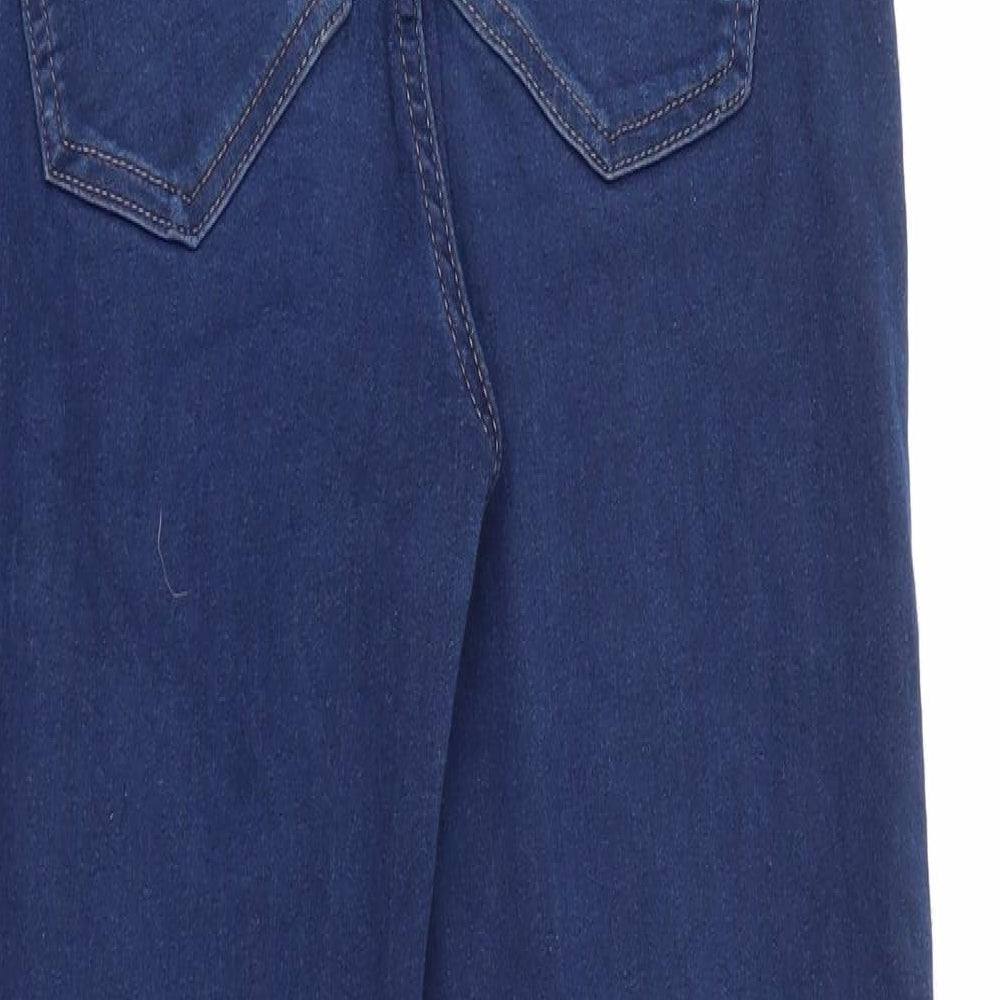 Marks and Spencer Womens Blue Cotton Skinny Jeans Size 12 L29 in Regular
