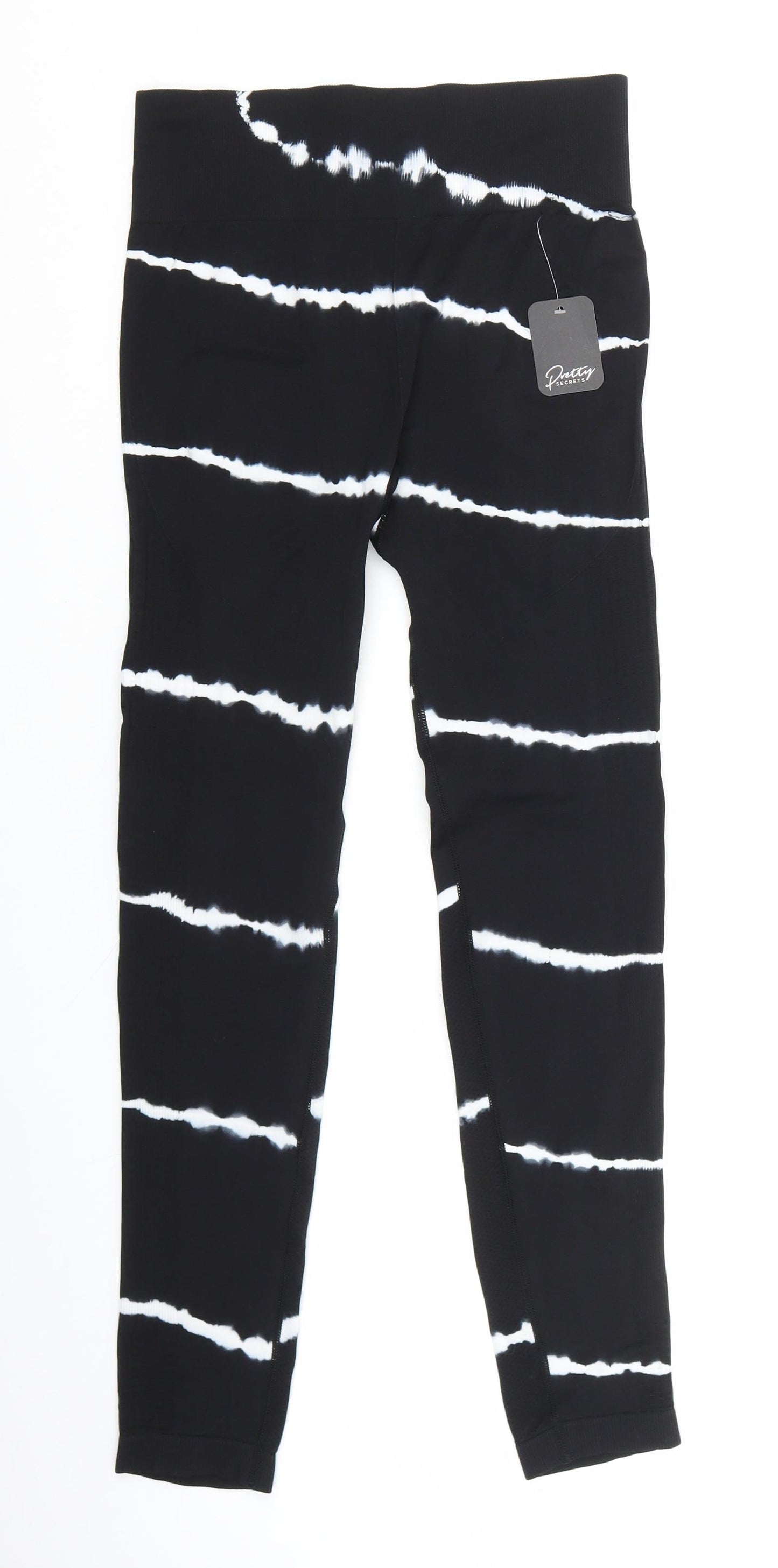 Pretty Secrets Womens Multicoloured Nylon Jogger Leggings Size 12 L28 in