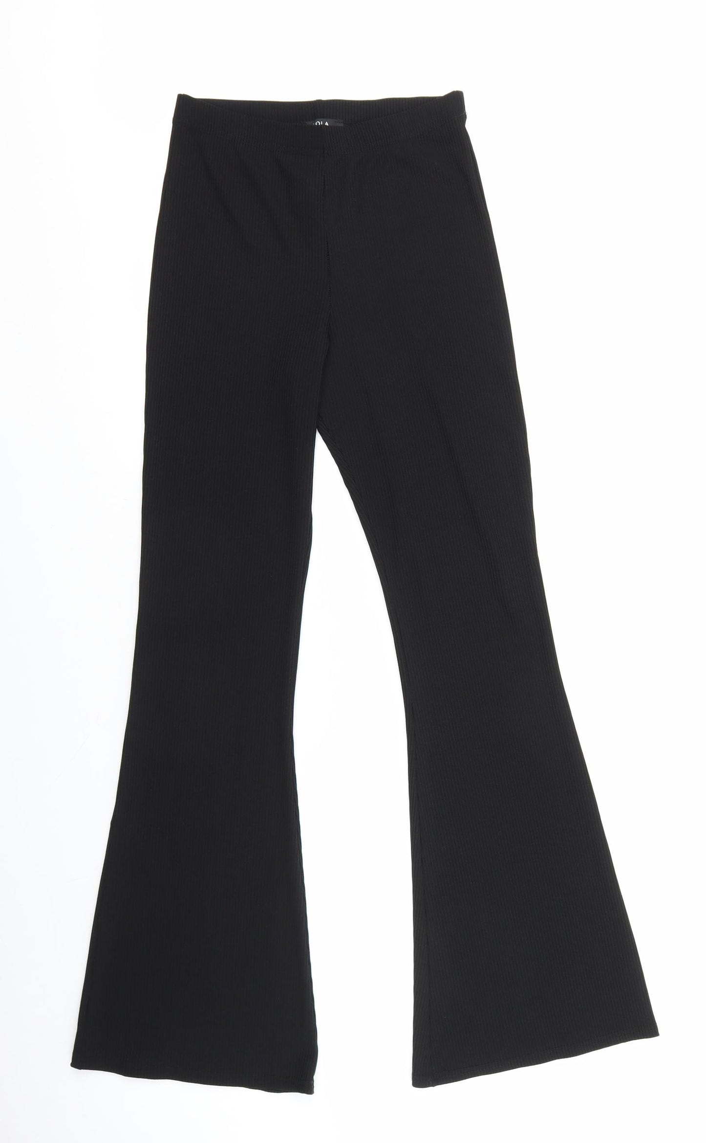 Lola Skye Womens Black Polyester Jegging Leggings Size 12 L30.5 in