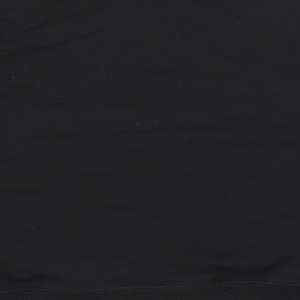 ASOS Womens Black Cotton Pullover Sweatshirt Size 10 Pullover