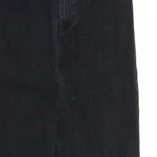 New Look Womens Black Polyester Skinny Jeans Size 16 L27 in Regular Zip