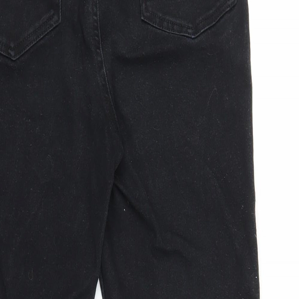 New Look Womens Black Polyester Skinny Jeans Size 16 L27 in Regular Zip