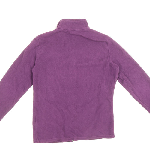 Marks and Spencer Womens Purple Jacket Size 8 Zip