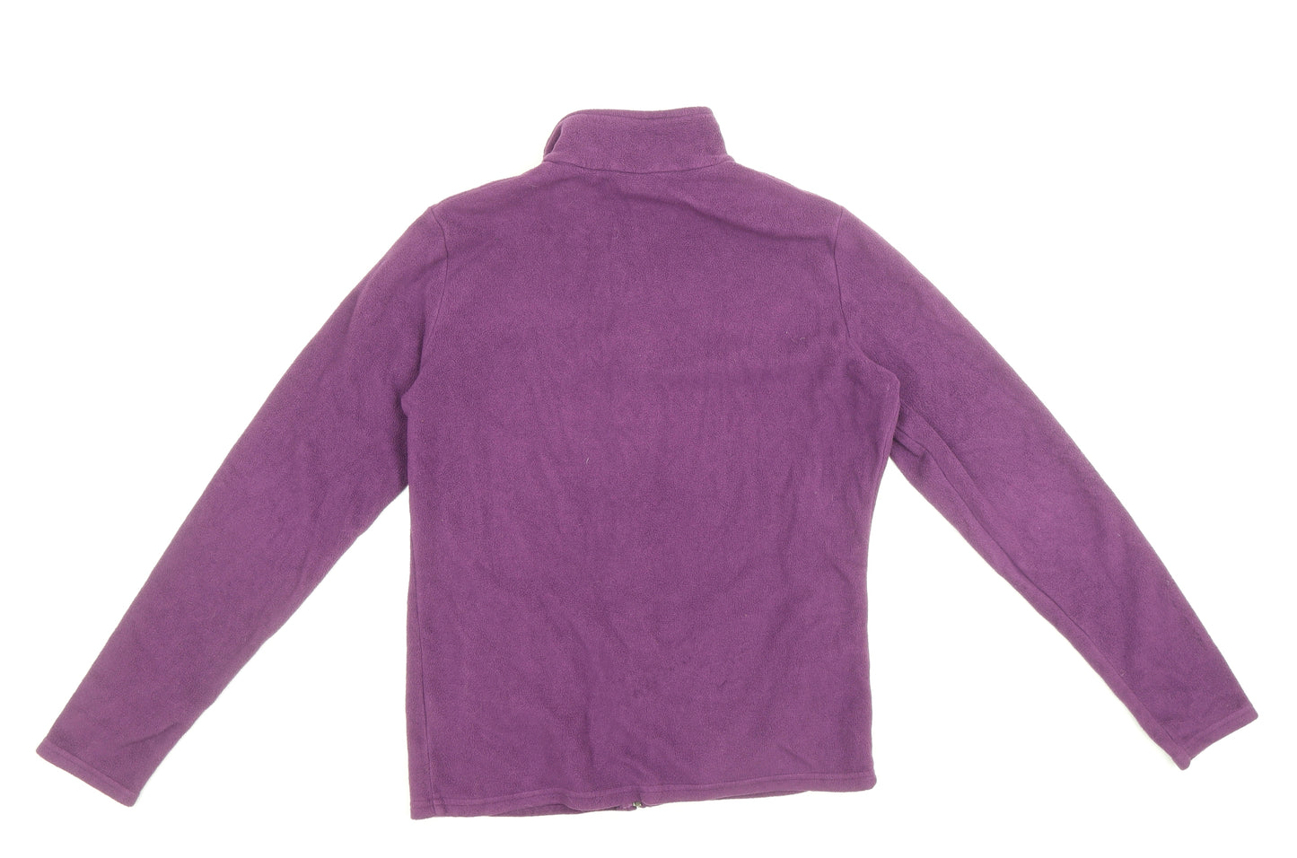 Marks and Spencer Womens Purple Jacket Size 8 Zip