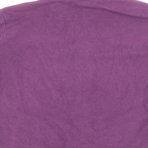 Marks and Spencer Womens Purple Jacket Size 8 Zip