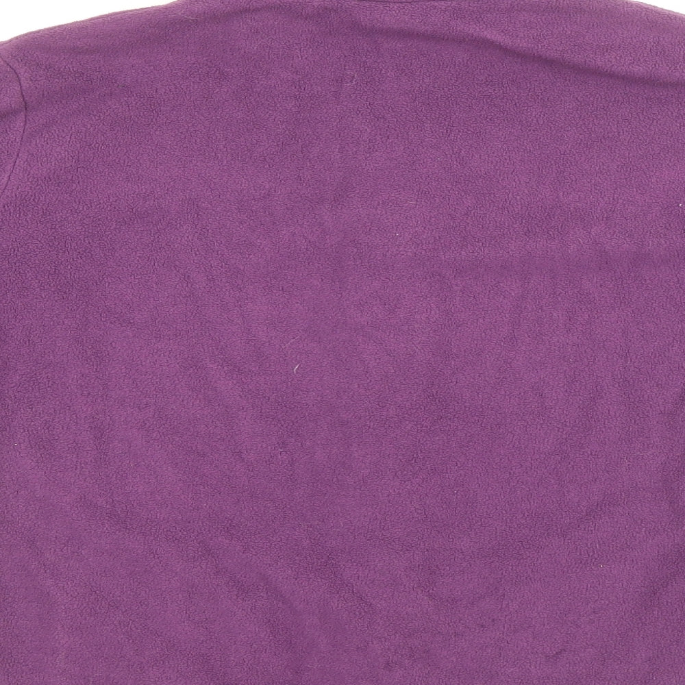 Marks and Spencer Womens Purple Jacket Size 8 Zip