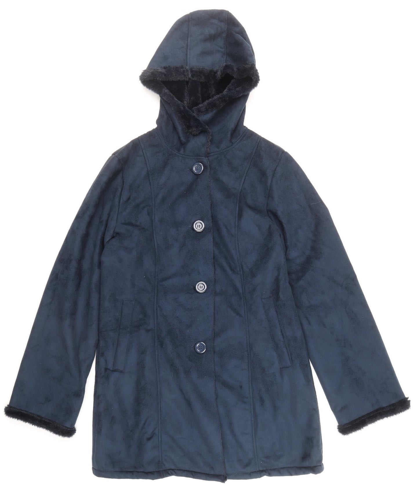 Gabriella Vicenza Womens Blue Jacket Size 12 Button