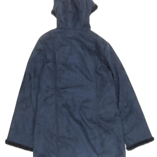 Gabriella Vicenza Womens Blue Jacket Size 12 Button
