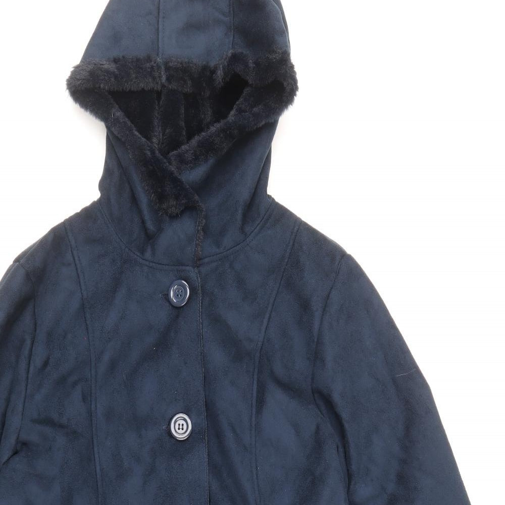 Gabriella Vicenza Womens Blue Jacket Size 12 Button