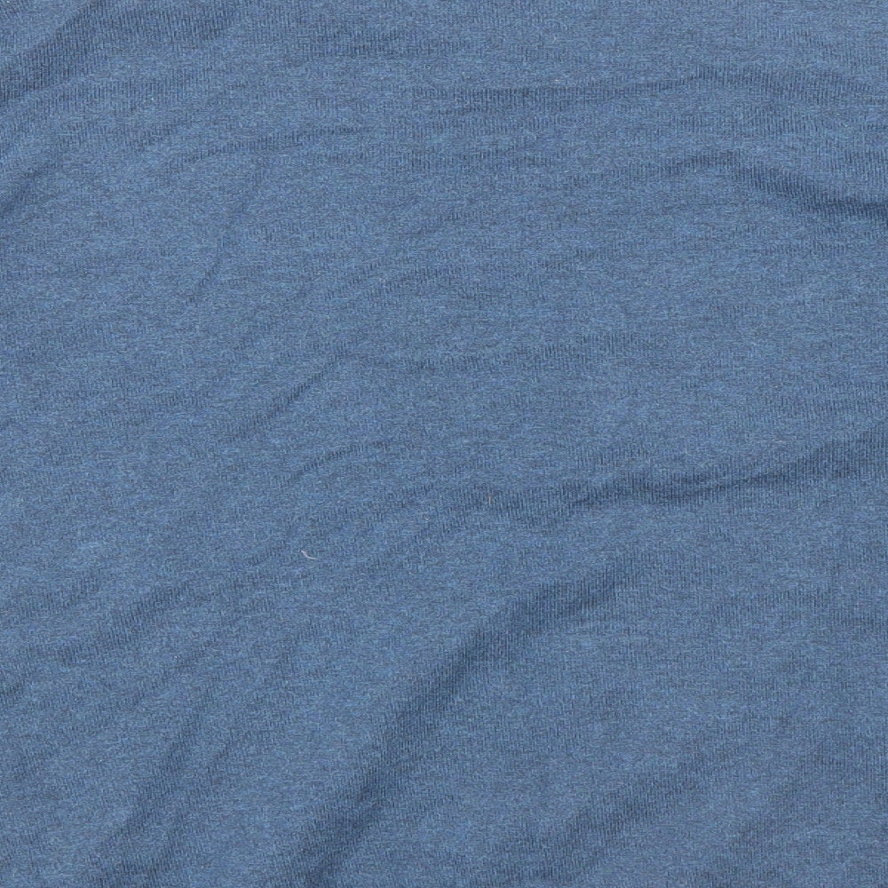 NEXT Mens Blue V-Neck Cotton Pullover Jumper Size M