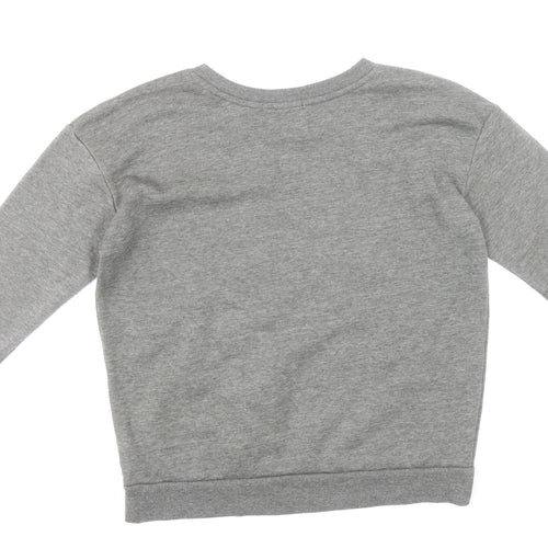 Atmoshphere Womens Grey Polyester Pullover Sweatshirt Size 10 Pullover