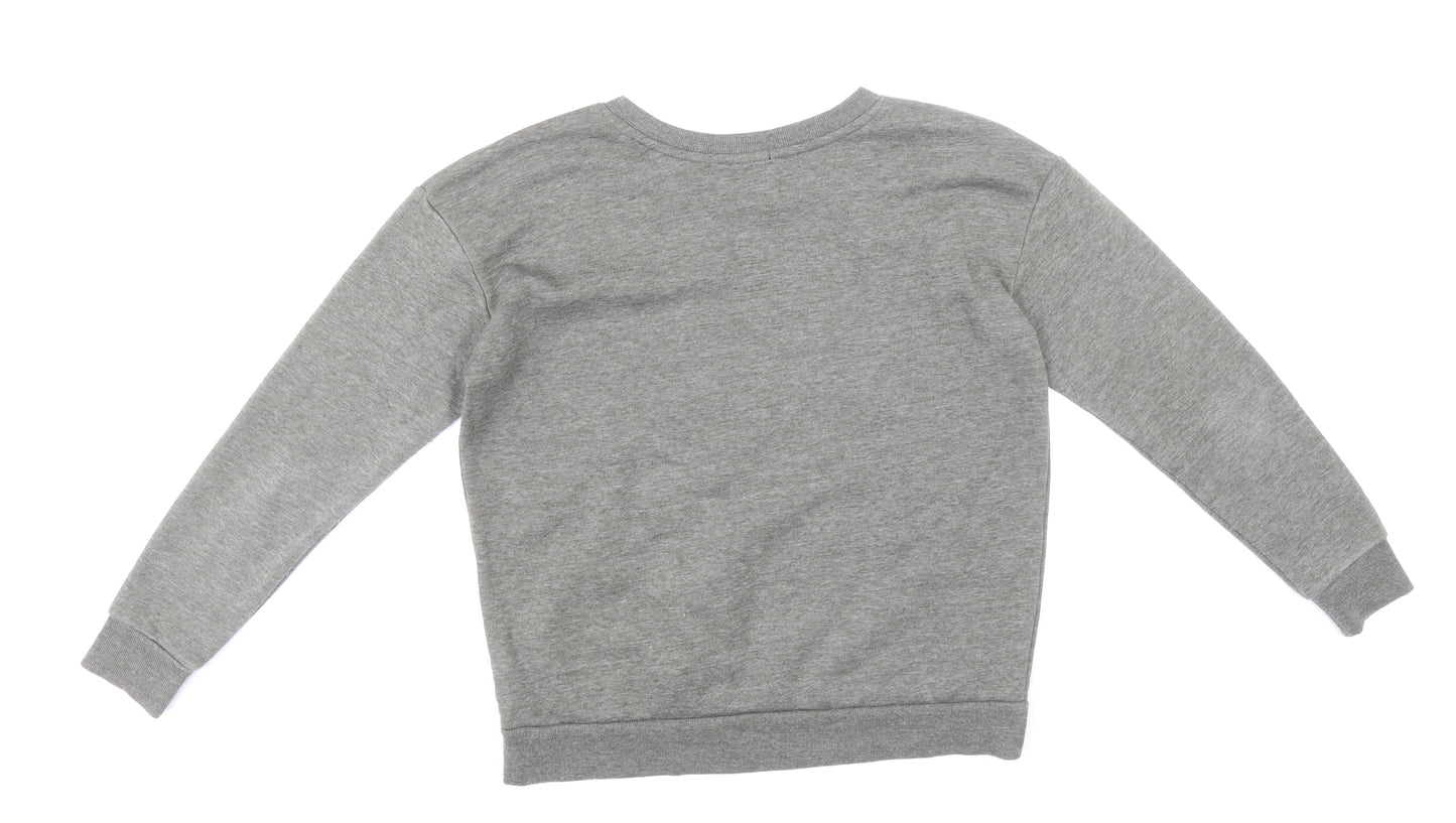 Atmoshphere Womens Grey Polyester Pullover Sweatshirt Size 10 Pullover