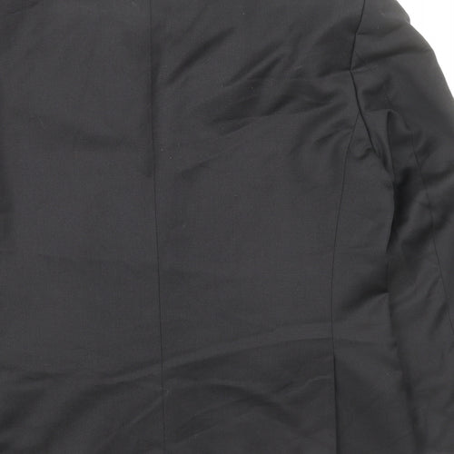 Burton Mens Blue Polyester Jacket Suit Jacket Size 40
