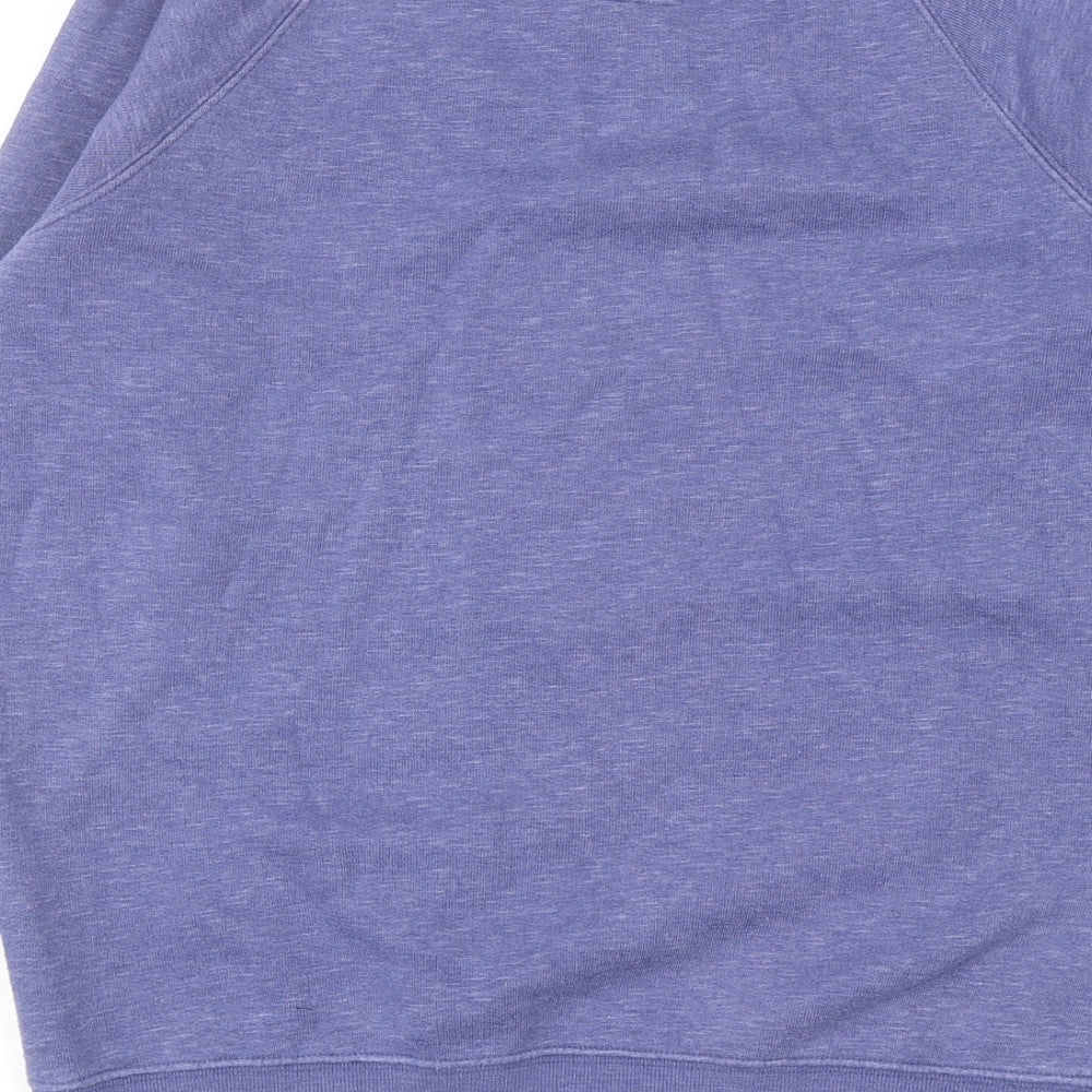 Jack Wills Womens Blue Cotton Pullover Sweatshirt Size 12 Pullover - University Outfitters