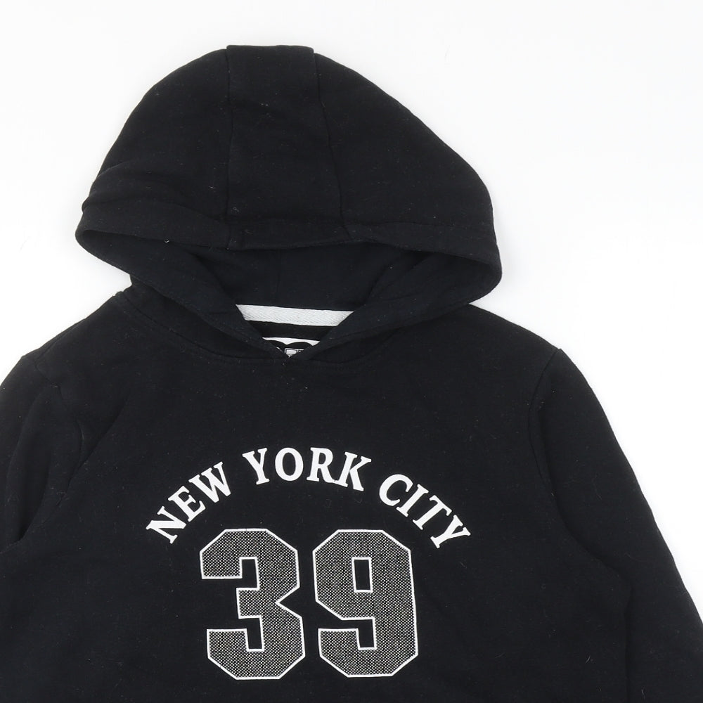 Primark Girls Black Cotton Pullover Hoodie Size 12-13 Years Pullover - New York City 39