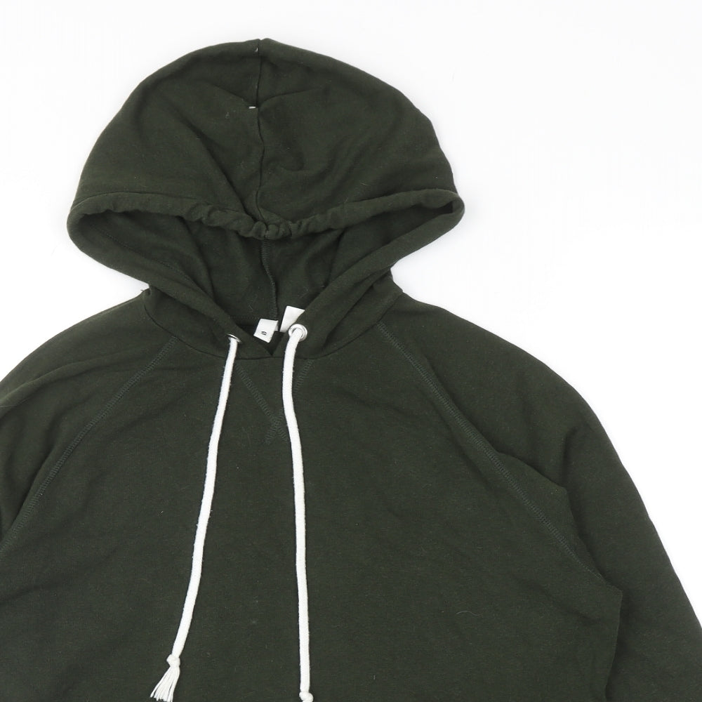 Divided by H&M Womens Green Cotton Pullover Hoodie Size S Pullover