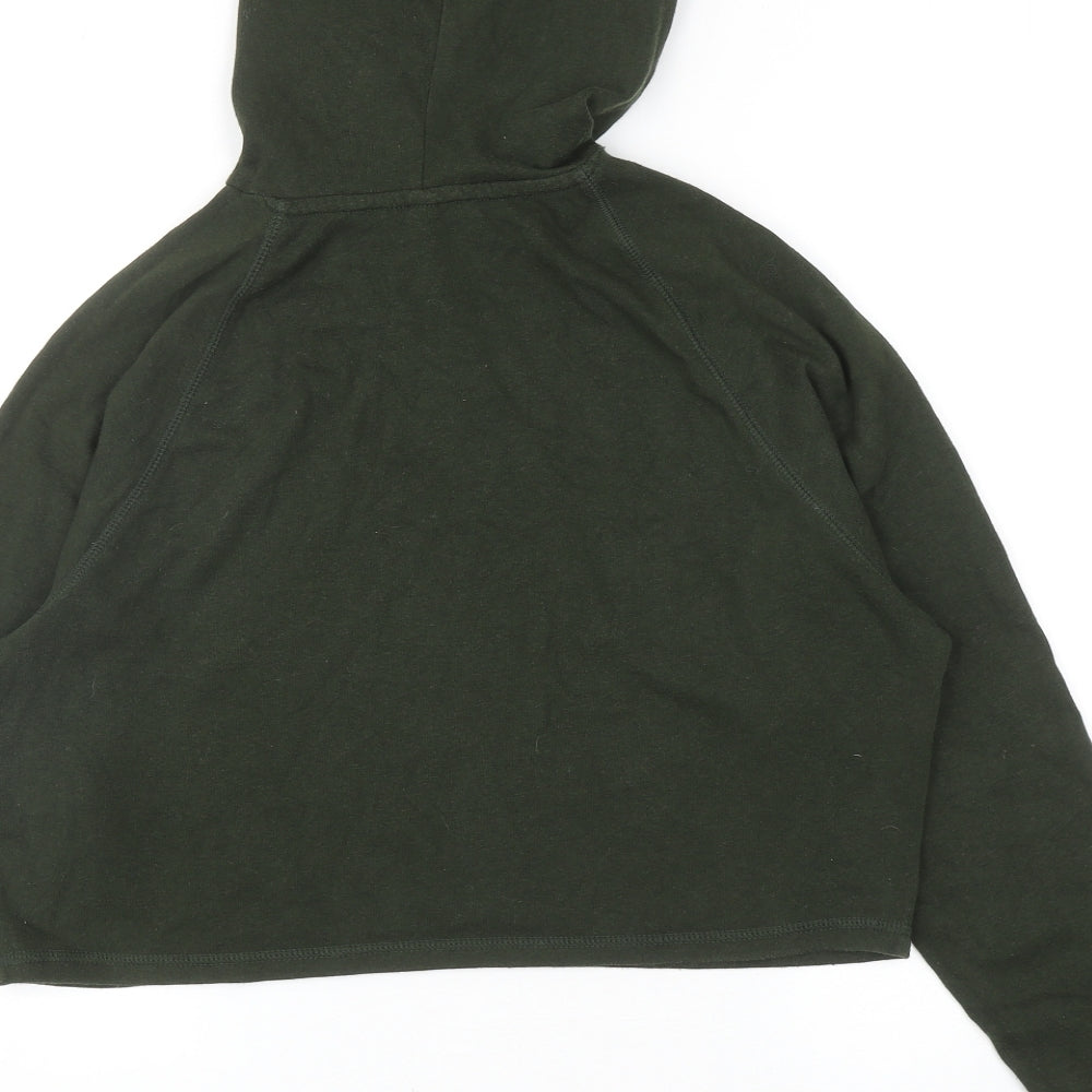 Divided by H&M Womens Green Cotton Pullover Hoodie Size S Pullover