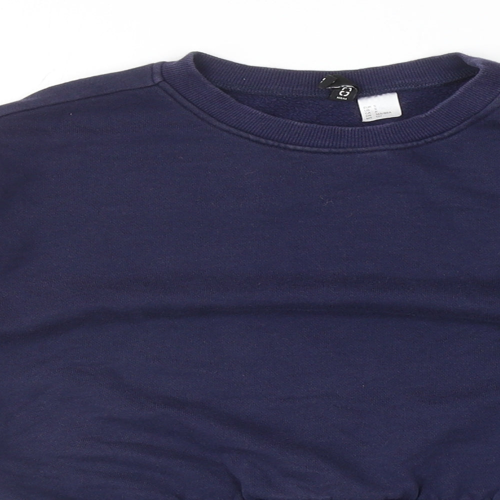 Divided by H&M Womens Multicoloured Colourblock Cotton Pullover Sweatshirt Size S Pullover
