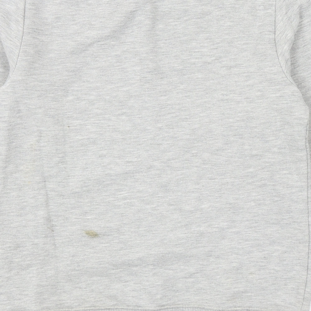 H&M Boys Grey Cotton Pullover Sweatshirt Size 9-10 Years Pullover - Football