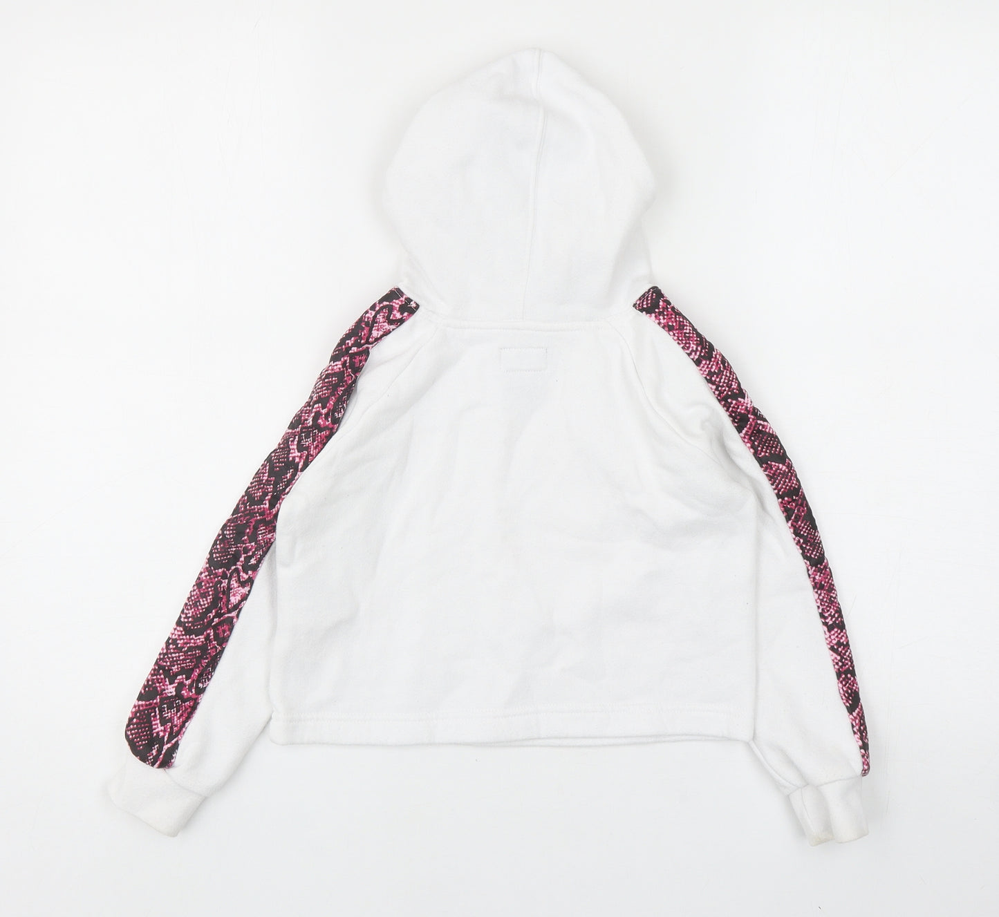 Converse Girls White Cotton Pullover Hoodie Size 4-5 Years Pullover
