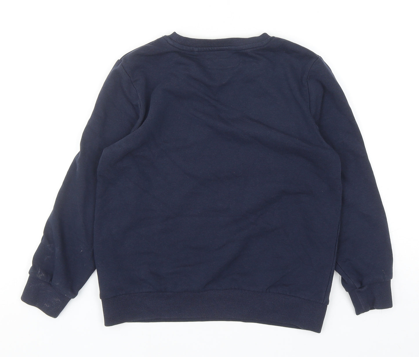 NEXT Boys Blue Cotton Pullover Sweatshirt Size 6-7 Years Pullover