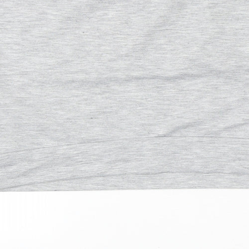 Select Womens Grey Polyester Pullover Sweatshirt Size M Pullover - Cropped