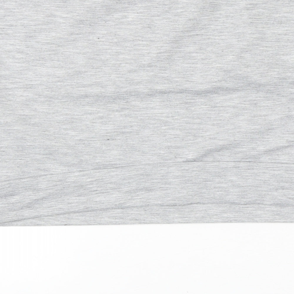 Select Womens Grey Polyester Pullover Sweatshirt Size M Pullover - Cropped