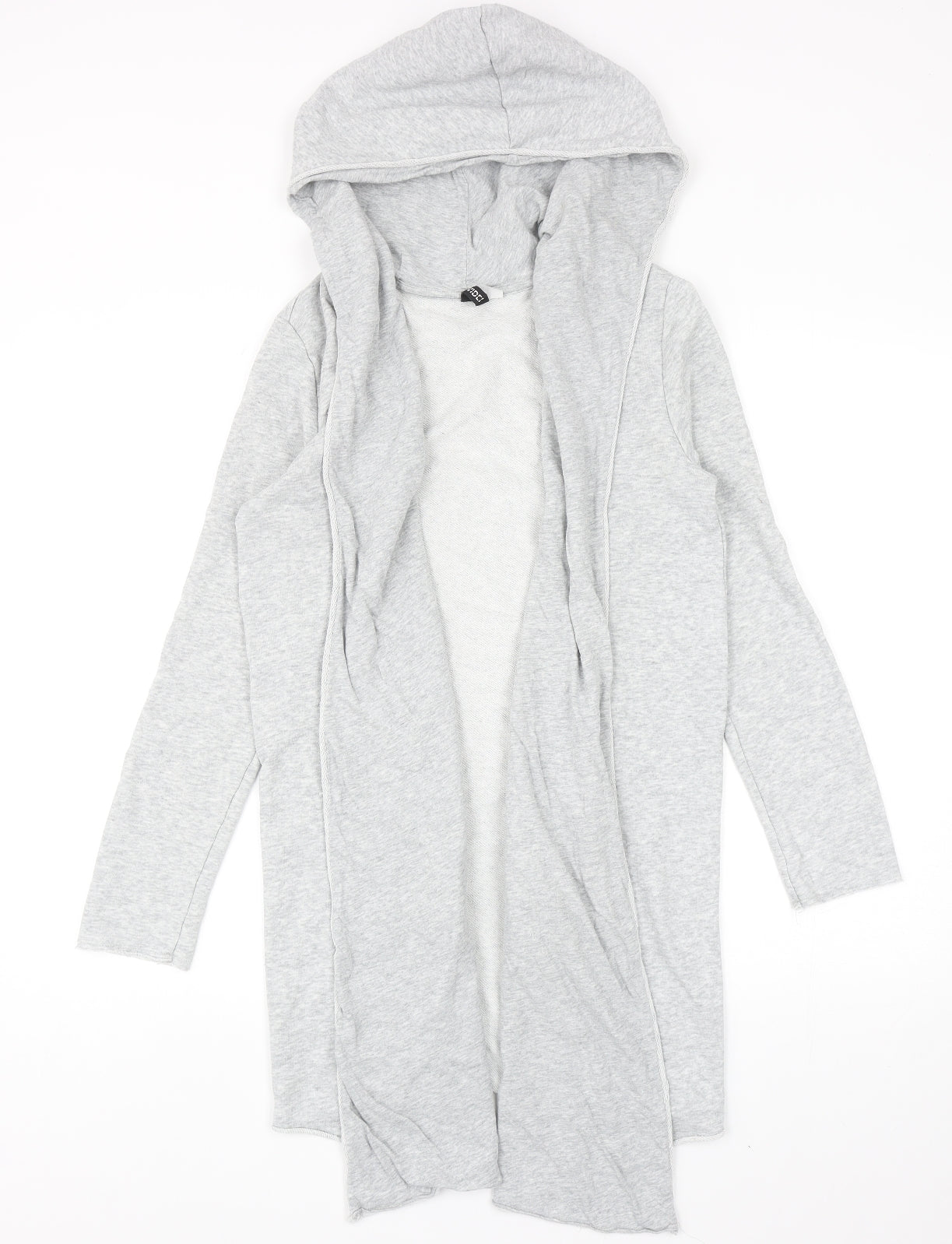 H&M Womens Grey Cotton Pullover Hoodie Size S