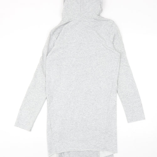 H&M Womens Grey Cotton Pullover Hoodie Size S