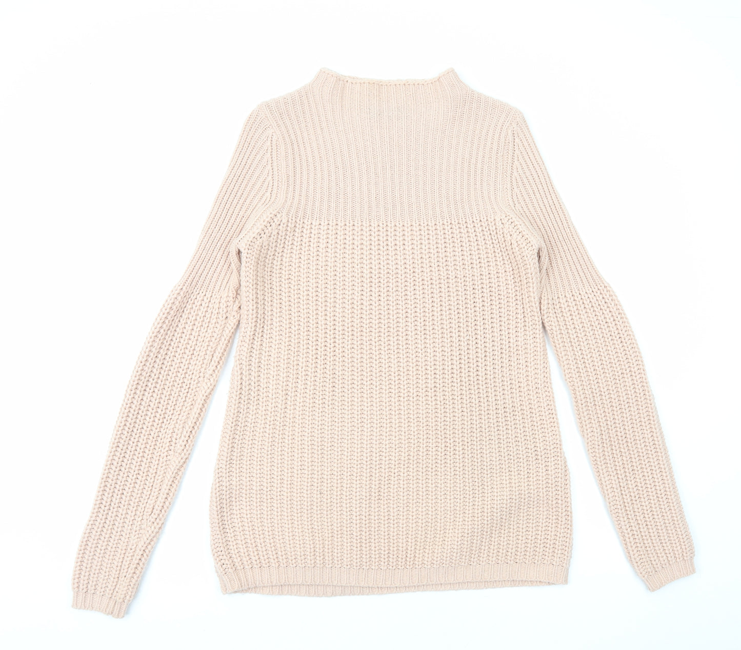 Fashion Union Womens Pink Round Neck Acrylic Pullover Jumper Size 10