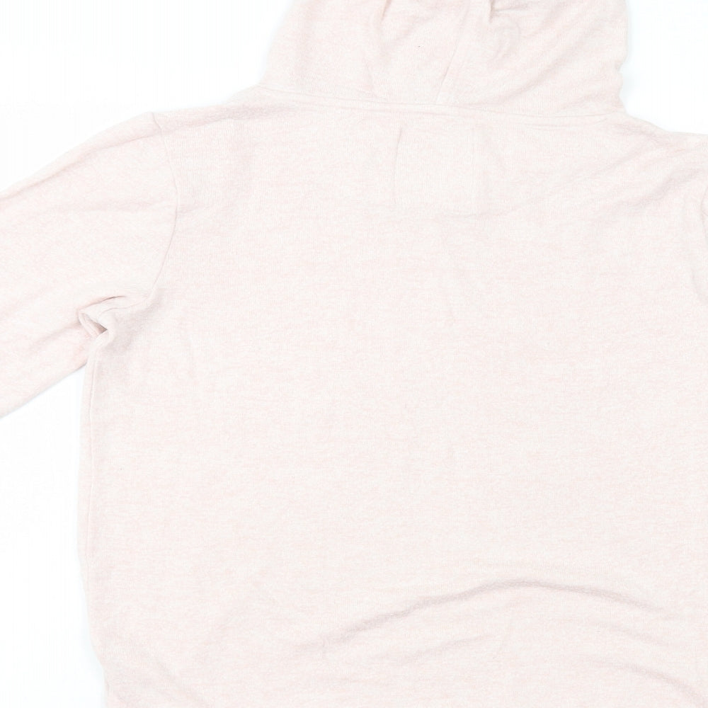 Fat Face Girls Pink Viscose Pullover Hoodie Size 12-13 Years Pullover