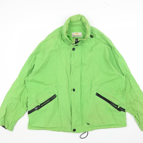 Camel Womens Green Jacket Size L Zip