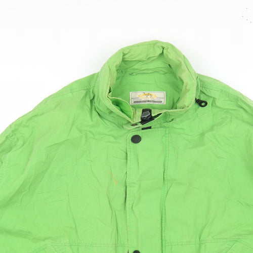 Camel Womens Green Jacket Size L Zip