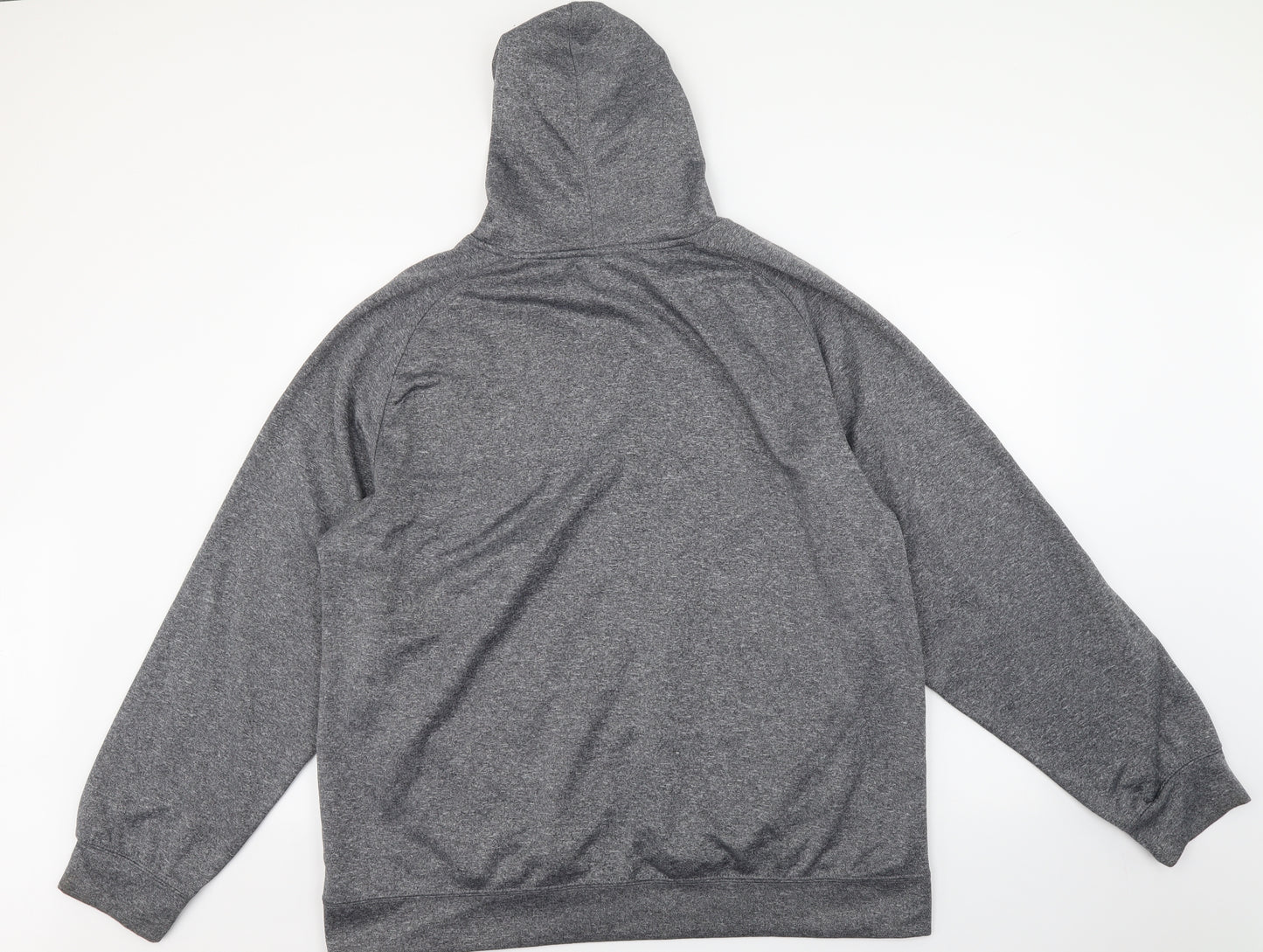 Majestic Mens Grey Herringbone Polyester Pullover Hoodie Size XL - Mizzou