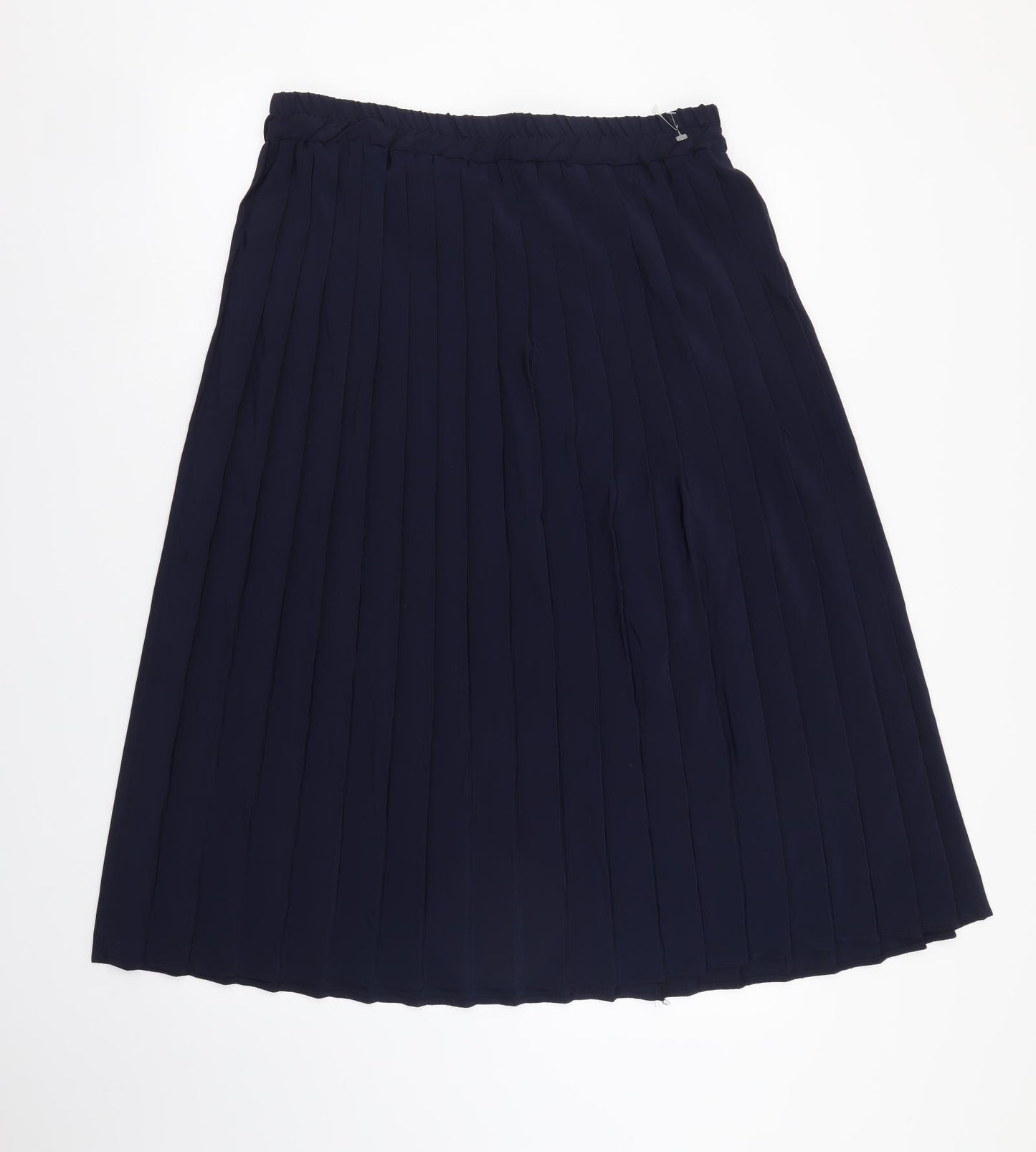 Preworn Womens Blue Polyester Pleated Skirt Size 20 - Size 20-22