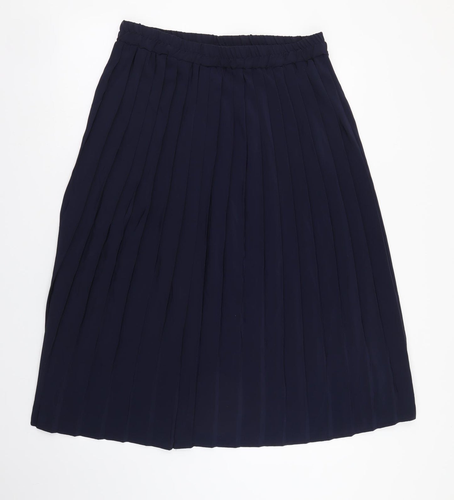Preworn Womens Blue Polyester Pleated Skirt Size 20 - Size 20-22