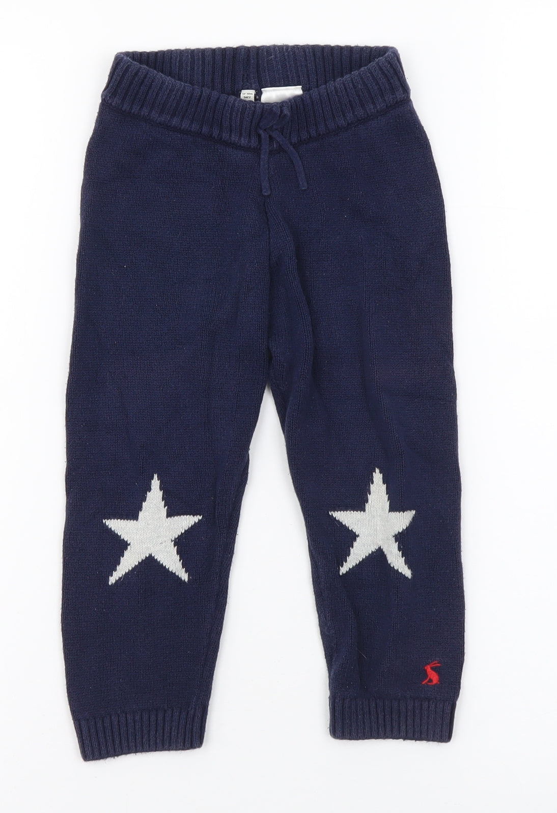 Joules Boys Blue Cotton Jogger Leggings Size 12-18 Months Pullover