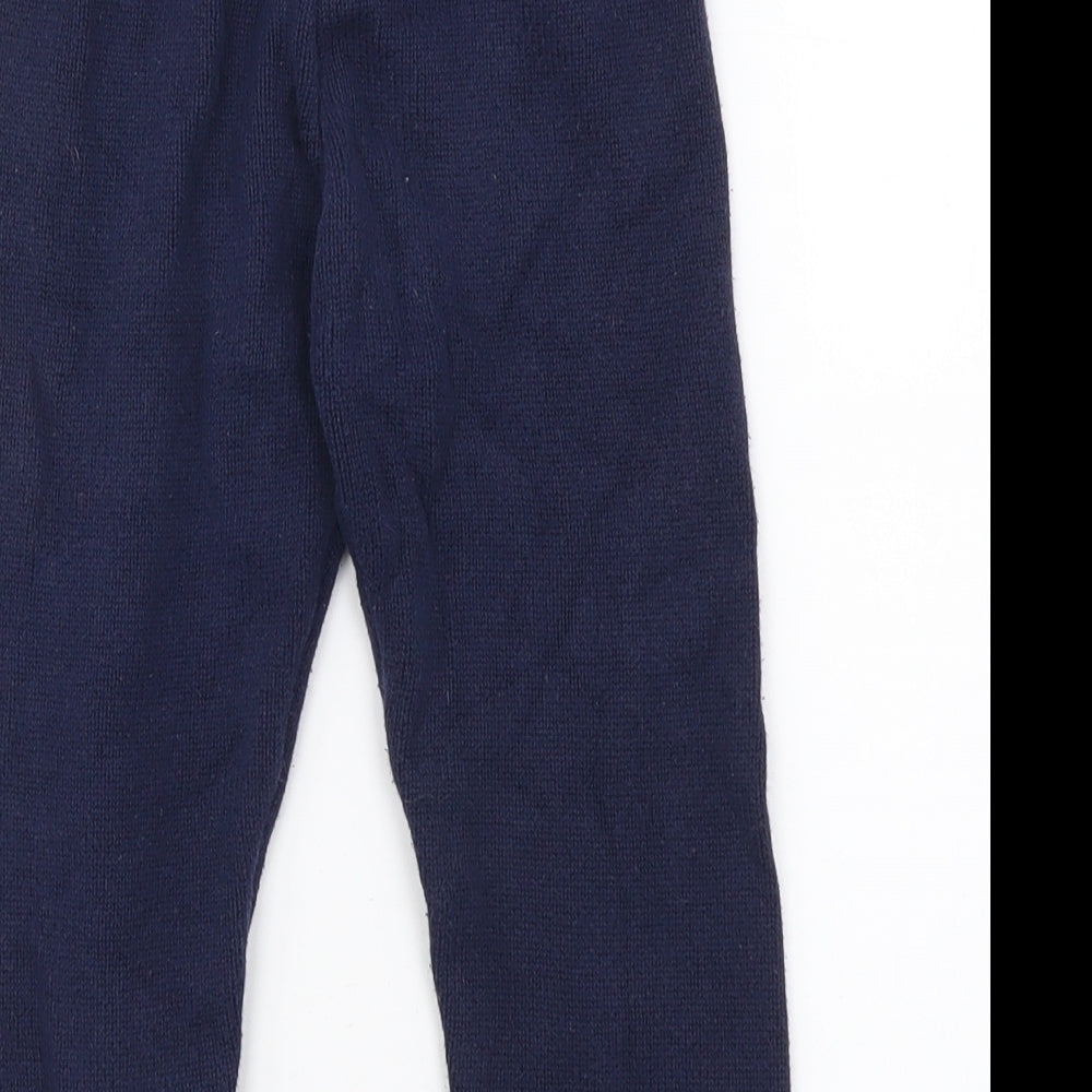 Joules Boys Blue Cotton Jogger Leggings Size 12-18 Months Pullover