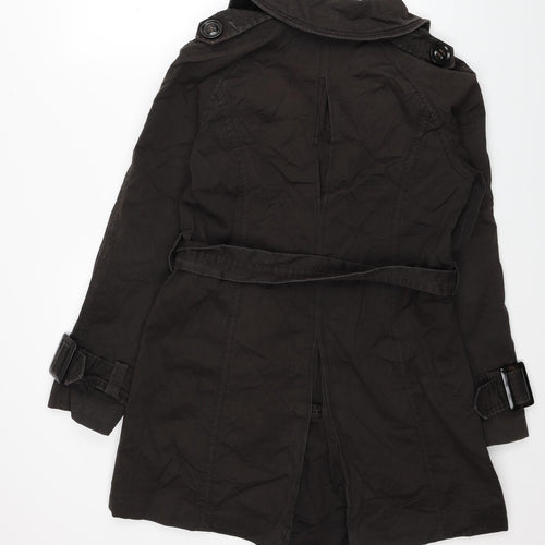 Zara Womens Brown Jacket Size L Button