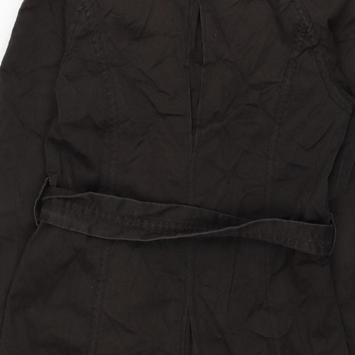 Zara Womens Brown Jacket Size L Button