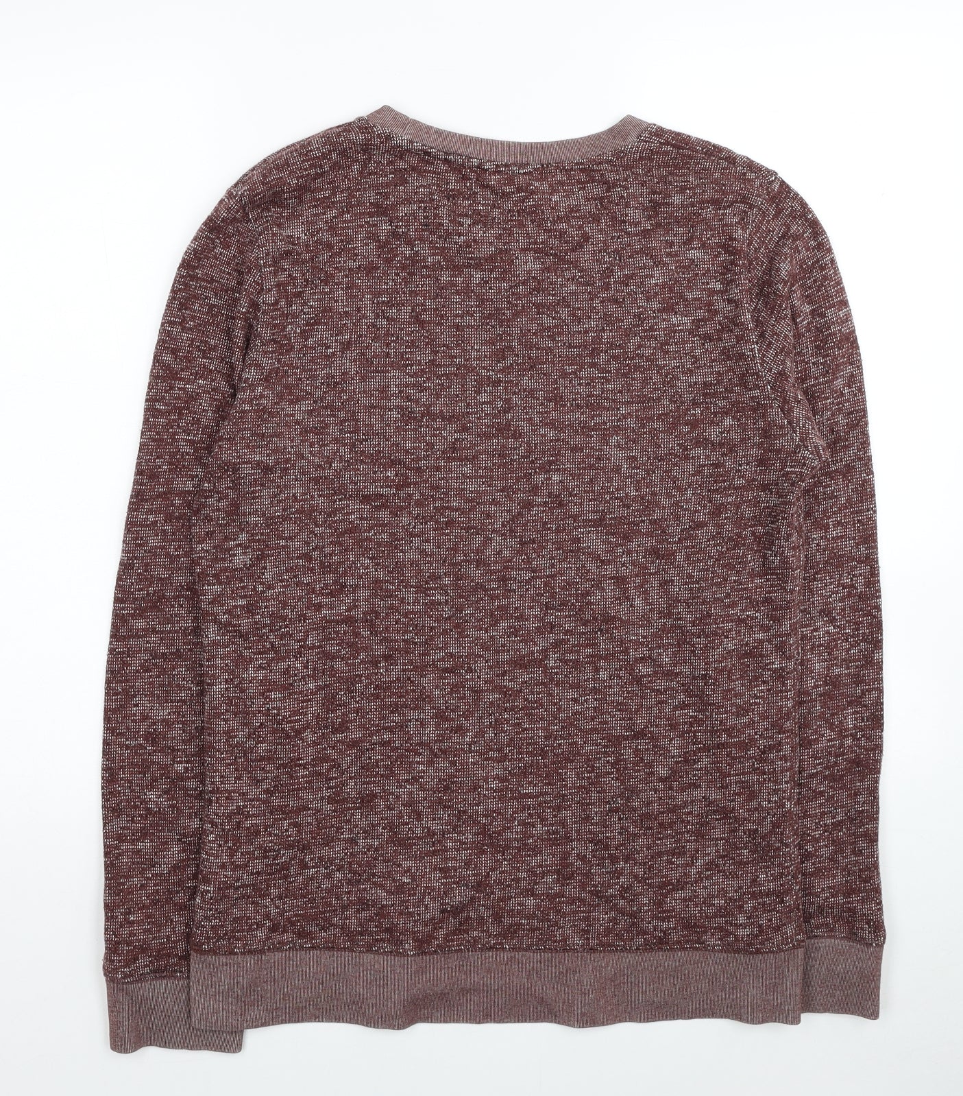 NEXT Mens Red Round Neck Cotton Pullover Jumper Size S