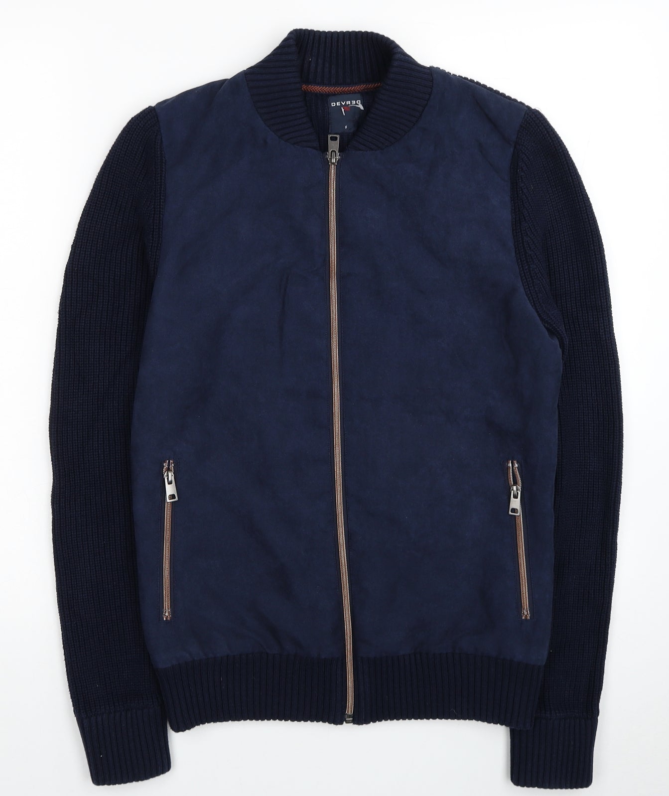 Devred Mens Blue Jacket Size S Zip