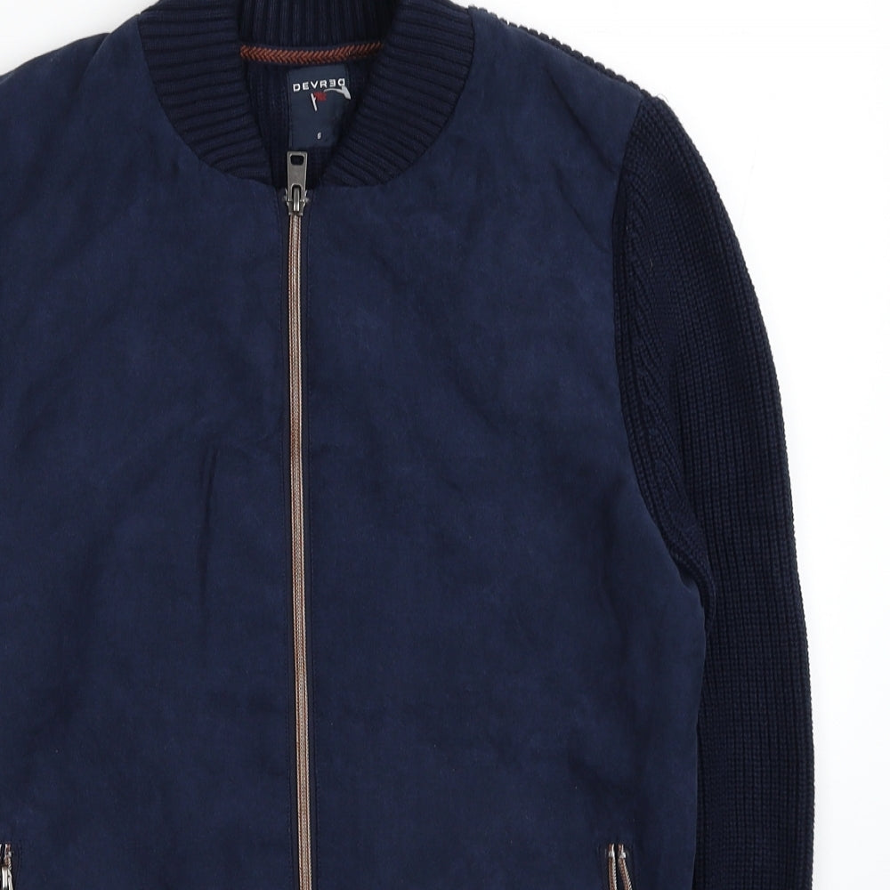 Devred Mens Blue Jacket Size S Zip