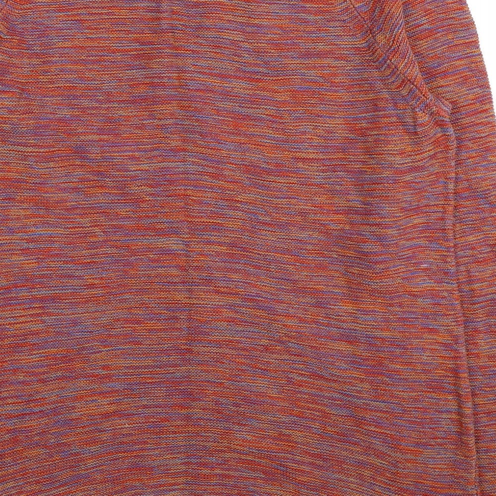 American Apparel Mens Red Crew Neck Cotton Pullover Jumper Size S