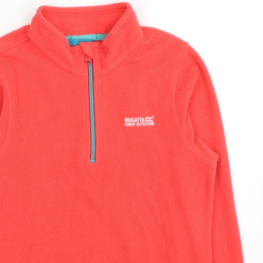 Regatta Girls Pink Polyester Pullover Sweatshirt Size 13 Years Pullover