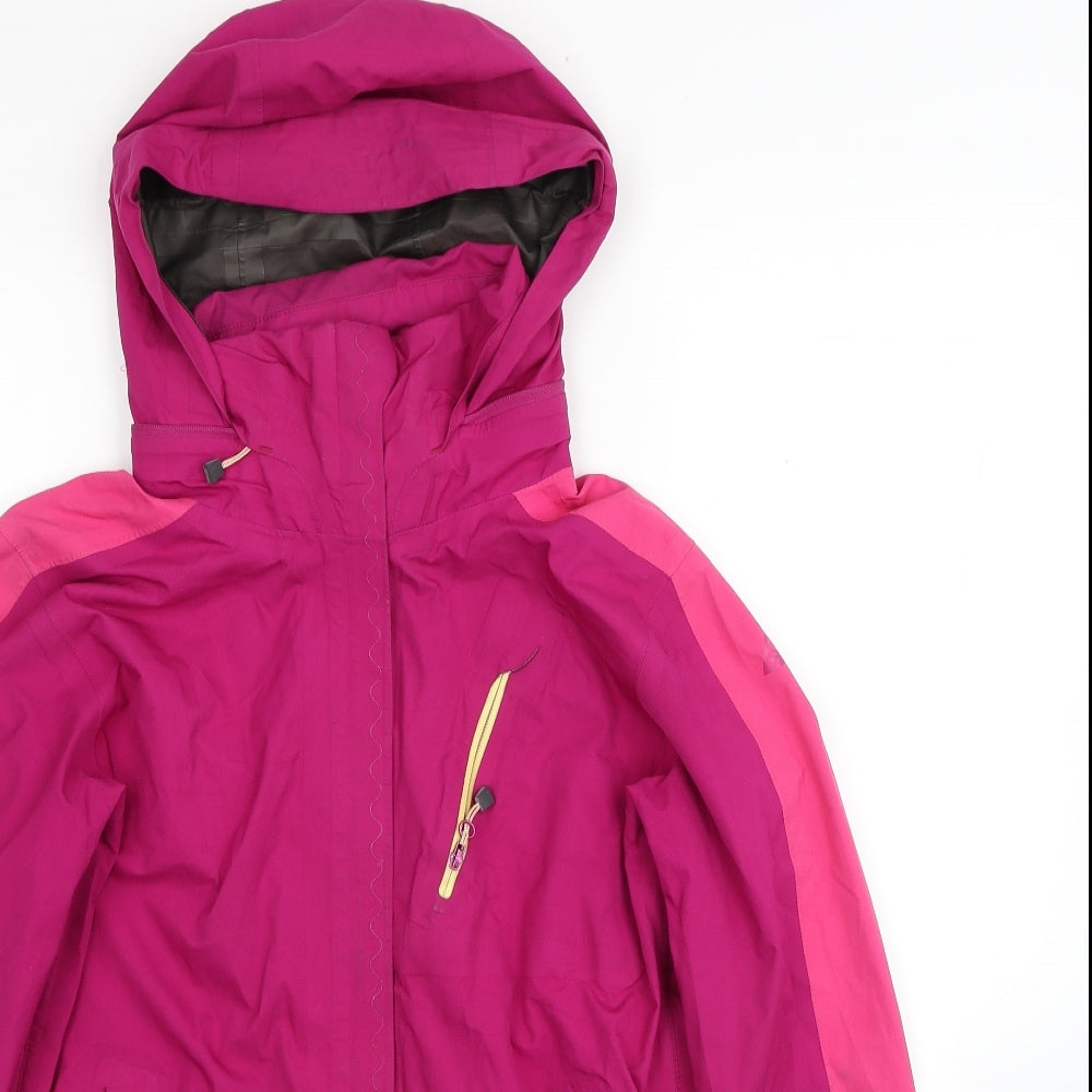 Nike Womens Pink Windbreaker Jacket Size S Zip
